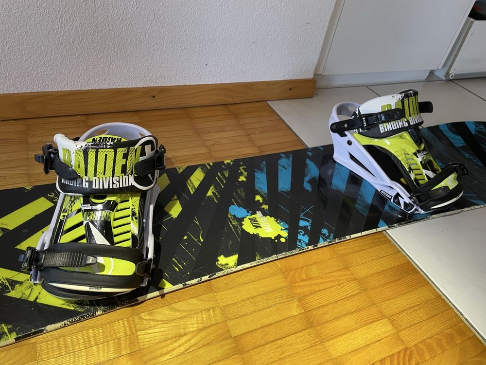 Snowboard mit Bindung, 157cm 3