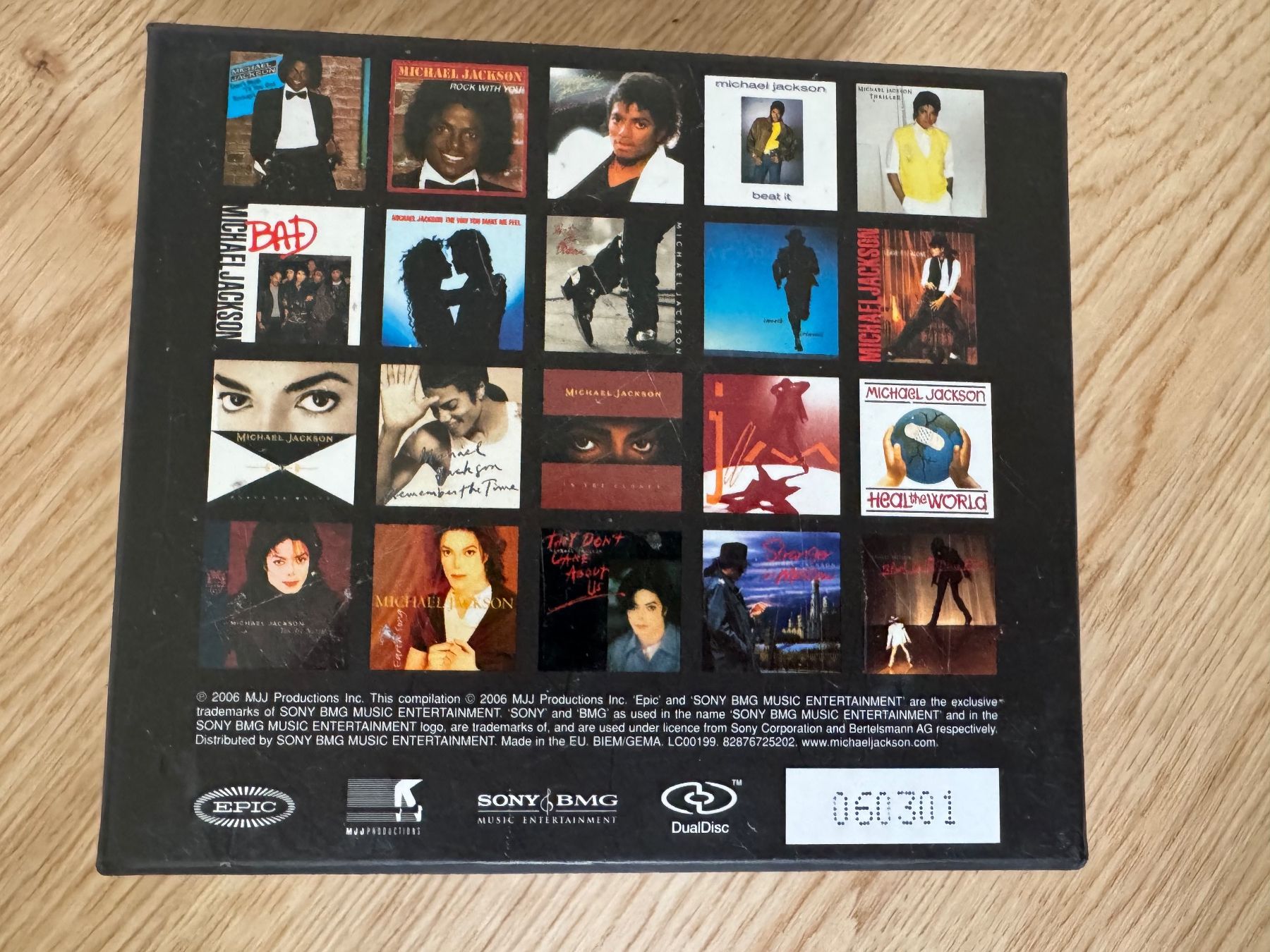 CD: Michael Jackson-Visionary Limitierte Box Nr. 060301 – Nuovo e nell'imballaggio originale da Walperswil venduto da So1me25