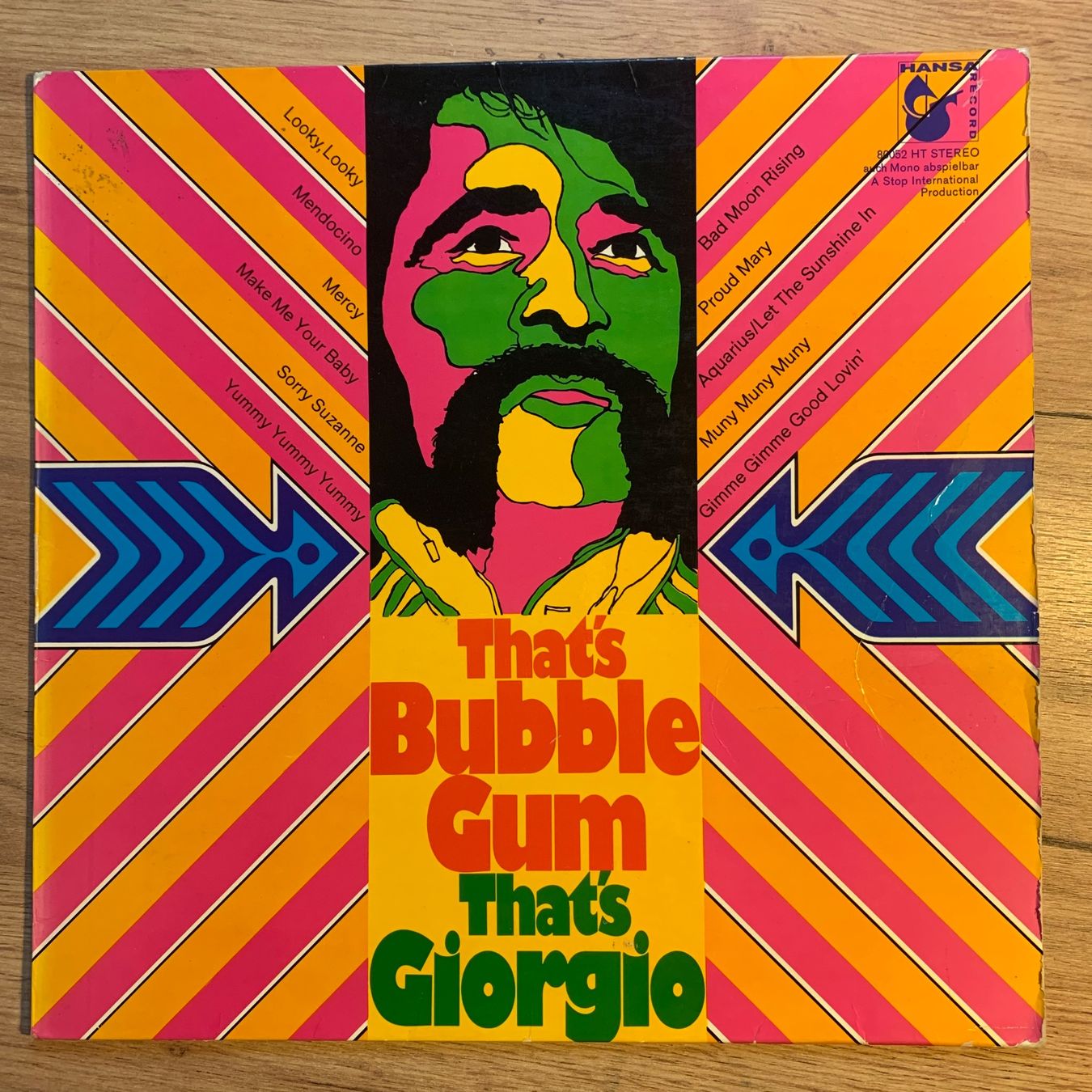 Dischi in vinile: GIORGIO - THAT'S BUBBLEGUM..OG GER 1969...VG-/VG+ – Usato da Gals venduto da Diskopatshop