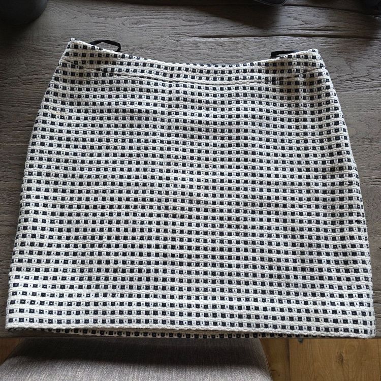 Jupe Banana Republic Taille 0 Neuve - Motif Noir Et Blanc, Coupe A-Line Avec étiquettes