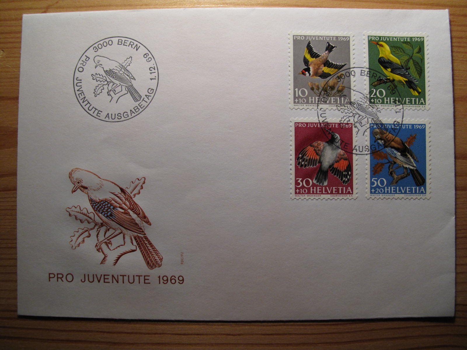Tutti i francobolli: Pro Juventute 1969 FDC – Usato da Wil SG venduto da fva01