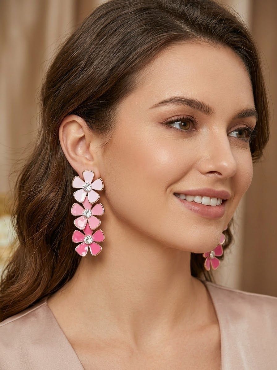Orecchini pendenti & Orecchini a lobo: Boucles d’oreilles Flora – Nuovo e nell'imballaggio originale da St-Maurice venduto da Sandrinette123 1