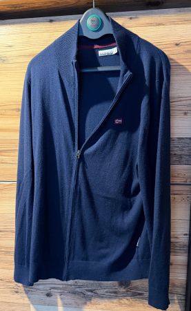 NAPAPIJRI Strickjacke, Gr XL, Blau