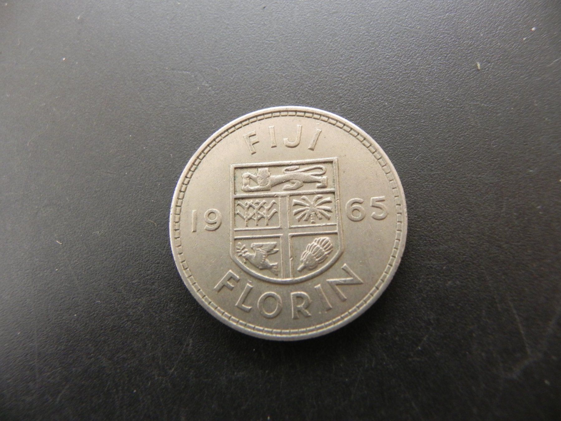 Alle Münzen: Fiji 1 Florin 1965 – Gebraucht aus Biel/Bienne von Gogolozi