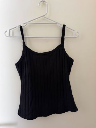 Débardeur noir femme taille S neuf