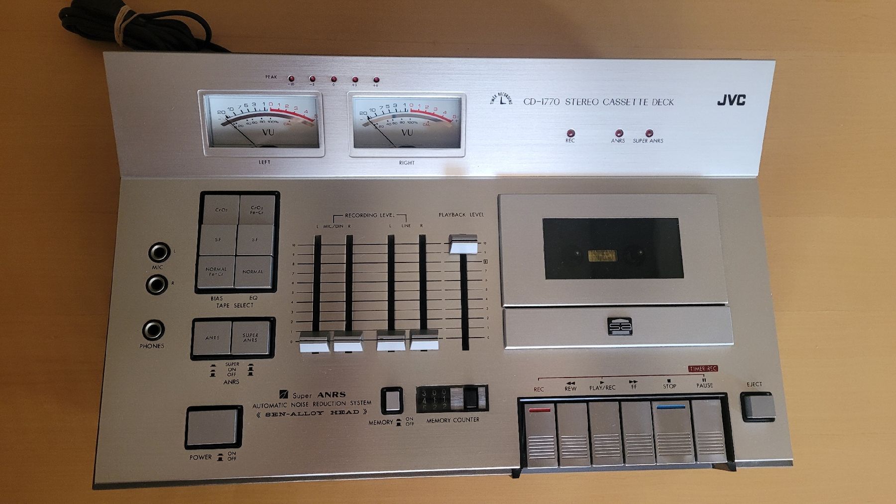 JVC Registratori: JVC CD-1770, Kassettendeck – Usato da Kirchdorf BE venduto da Swiss-Pickers 2