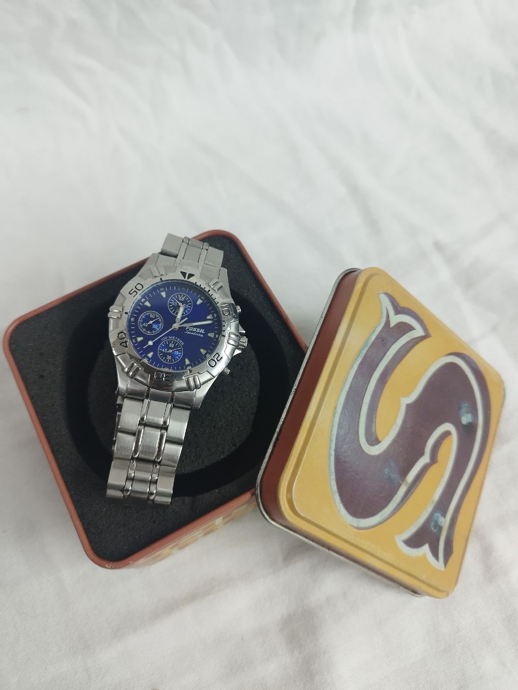 Fossil Orologi: Fossil Damenuhr Chronograph mit Box – Usato da Urnäsch venduto da Ursjack