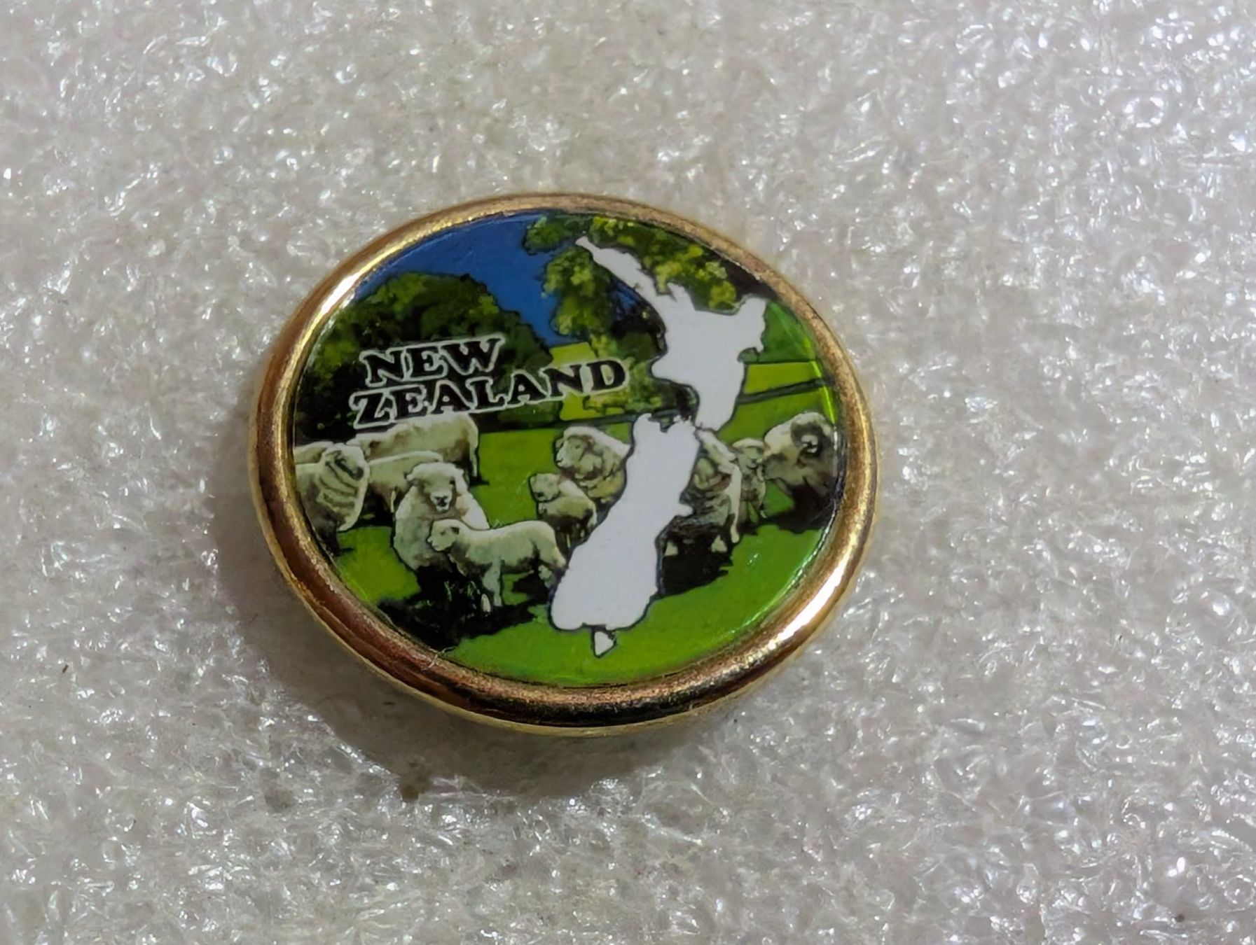 Placchette & Badge: Ansteckpin 197: New Zealand – Usato da Oppligen venduto da Pin-Fall-Shop