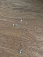 Swarovski Set - Halskette und Ohrringe in Silber