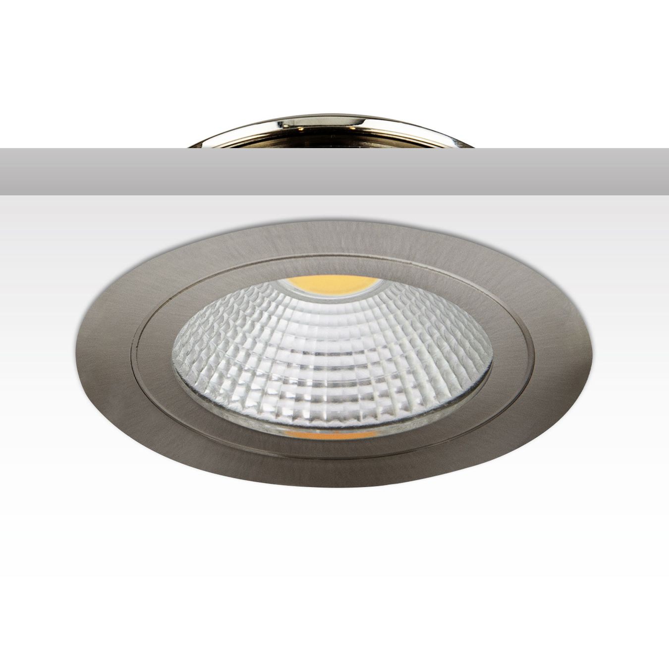 Lampen: LED Einbaustrahler, Rund, Nickel, 7 cm Ø – Neu (gemäss Beschreibung) aus Kreuzlingen von Smart-Light 1