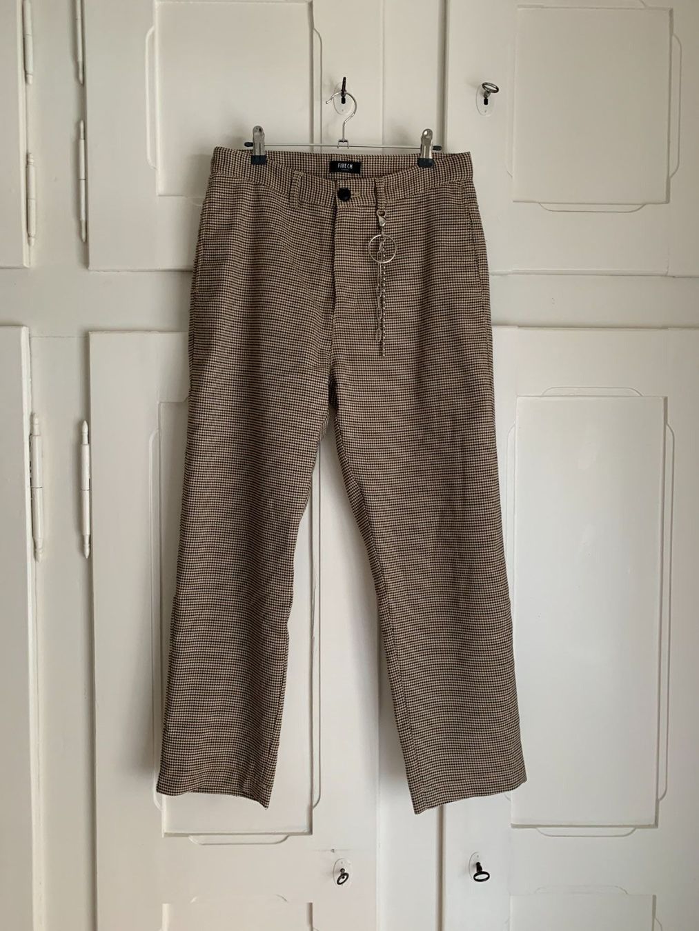 Pantalons: FIVE CM - Hose beige mit Hahnentritt M – D'occasion à Zürich par Diazaio