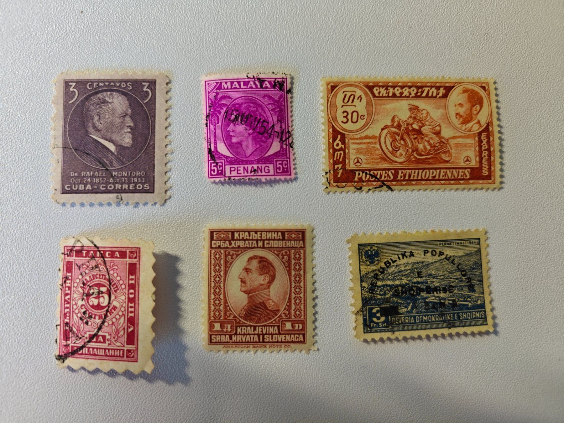 Tutti i francobolli: Briefmarken Sammlung, Vintage, International – Usato da Wädenswil venduto da alex-maxima