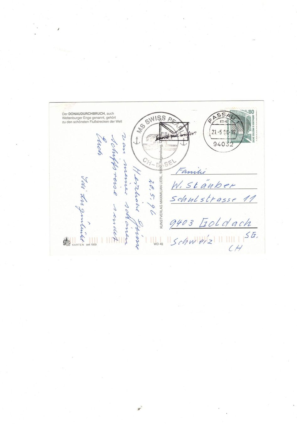Timbri: Schiffe Schiffsstempel Stempel Schiffspost Deutschland – Usato da Widnau venduto da Seppl480