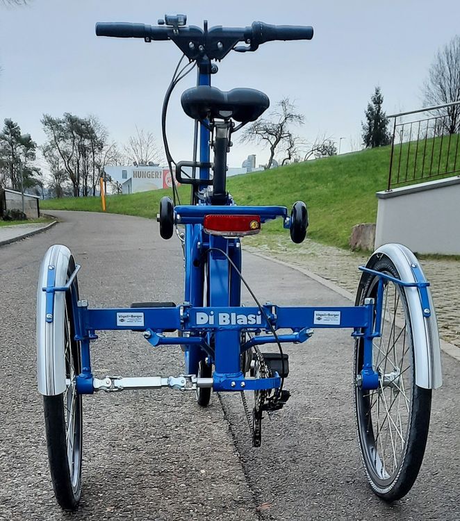 DI-BLASI Klapp-Dreirad R32 Blau Mit Original Tragetasche (Neu (gemäss ...