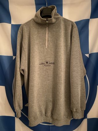 Schweizer Design Pulli, Graumeliert grösse S, Top Zustand