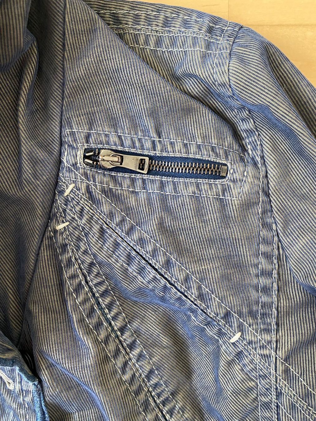 Marc Cain Jacken: Jacke Marc Cain, blau – Gebraucht aus Sulzbach von mar_27 2