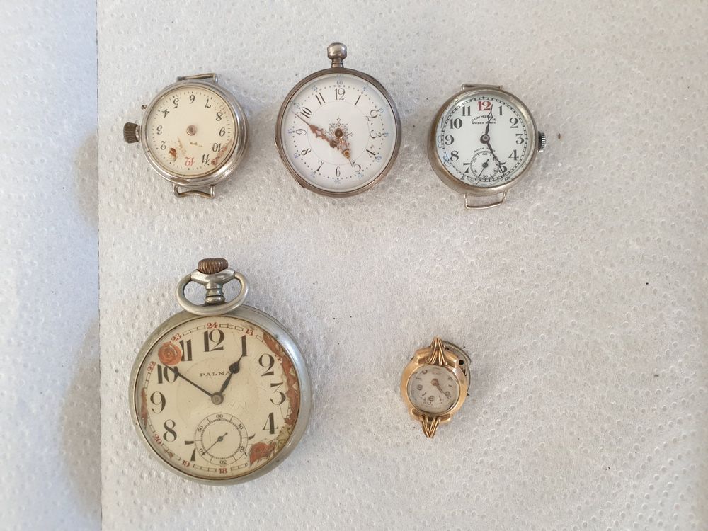 Lot De 4 Clés Pour Montre à Gousset - Vintage - Universel