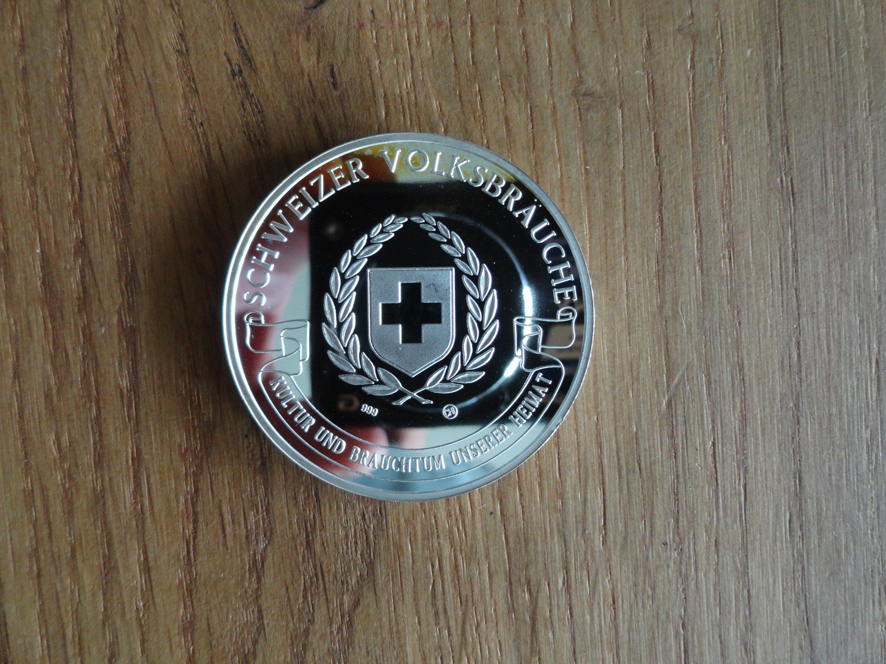 Medaglie: Silbermedaille "Schweizer Volksbräuche" 20 Gramm Feinsilber – Nuovo (secondo la descrizione) da Gerlafingen venduto da Shiva_74