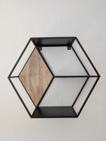 Wandregal Hexagon