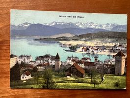 AK  1907 Luzern und die Alpen  super  (G2562)