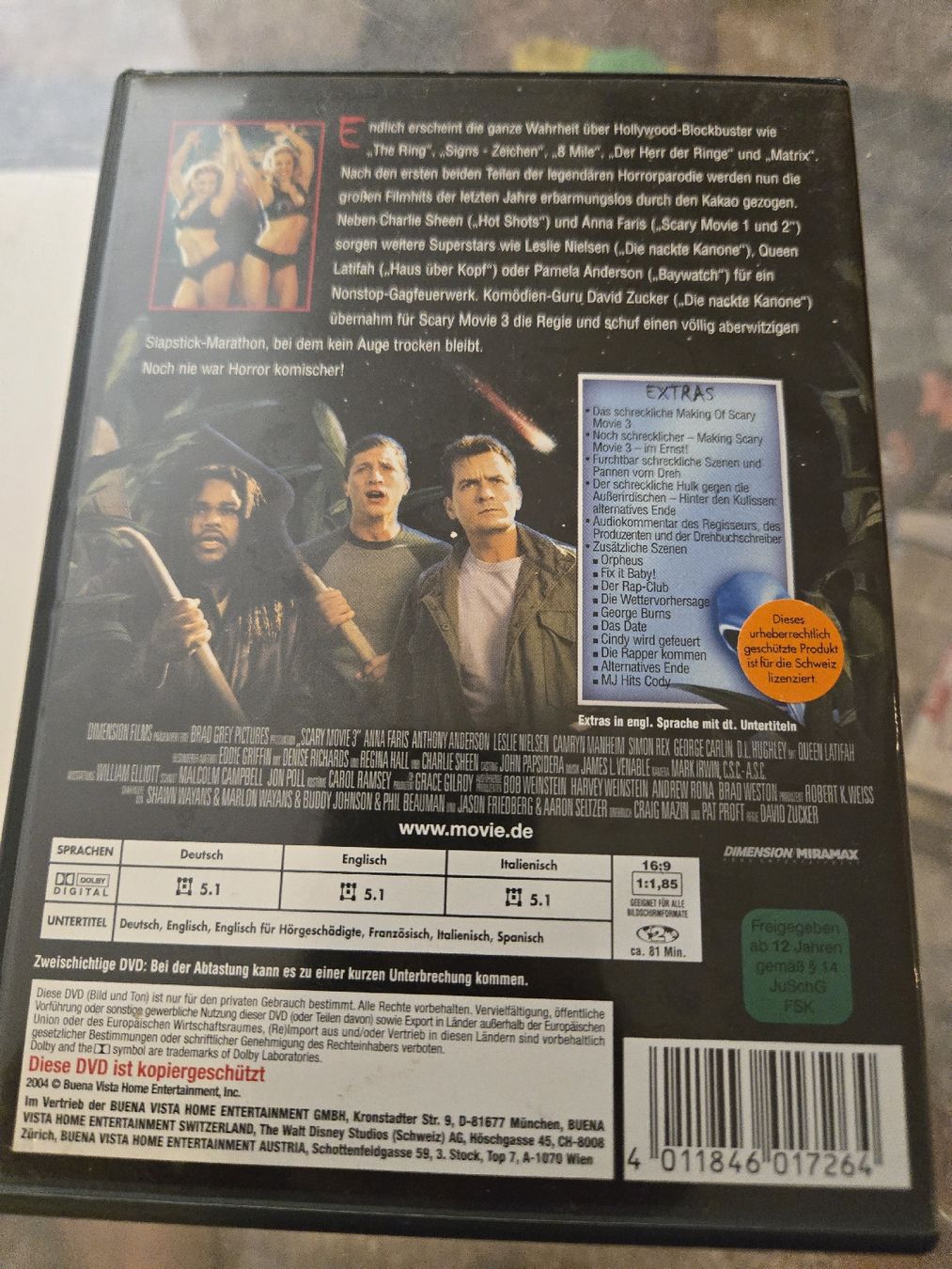 Tutti i DVDs: Scary Movie 3 DVD – Usato da Bussigny venduto da Kfdlt 1