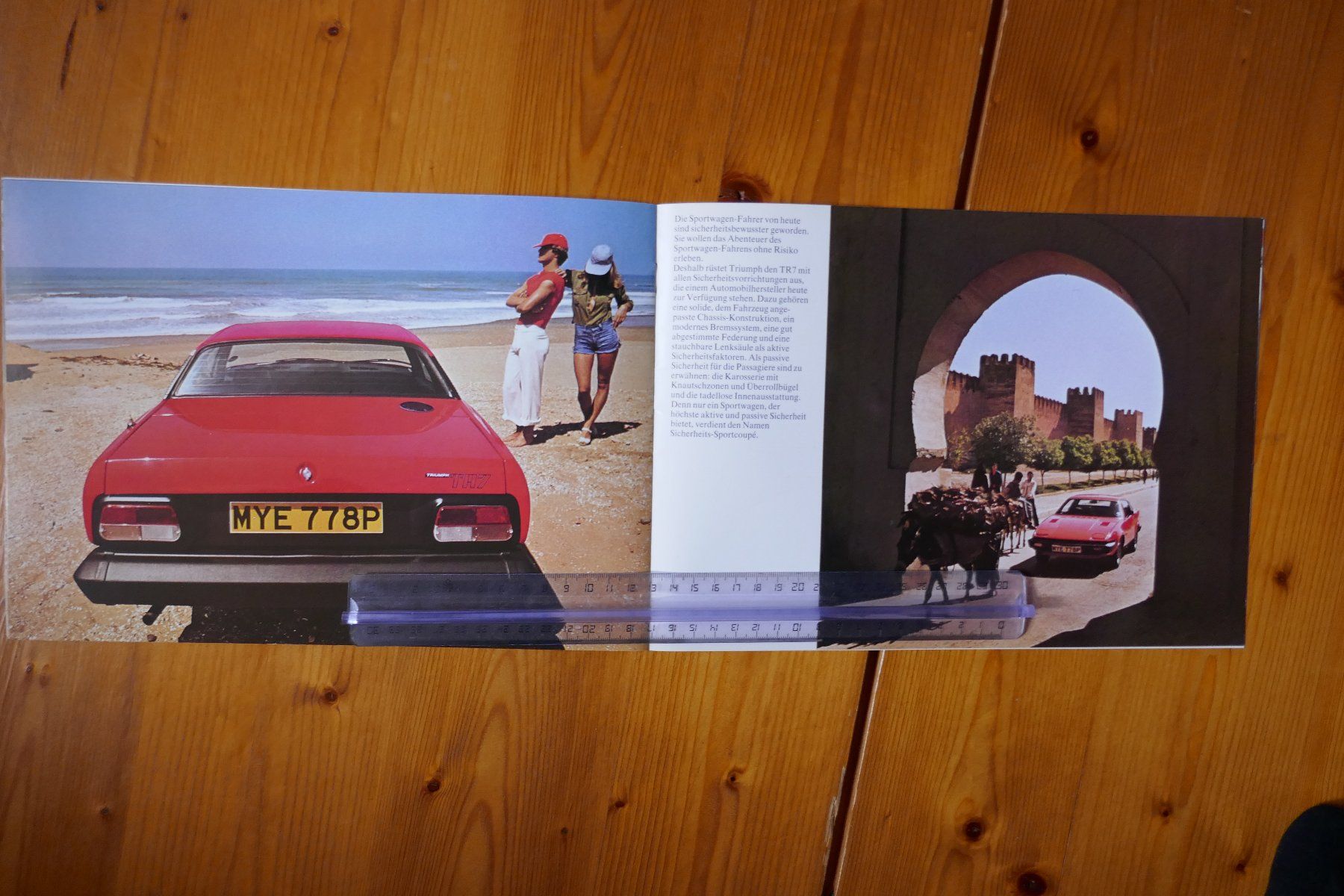 Triumph Documenti: Triumph  TR 7     Originalprospekt – Usato da Madiswil venduto da ML911 5