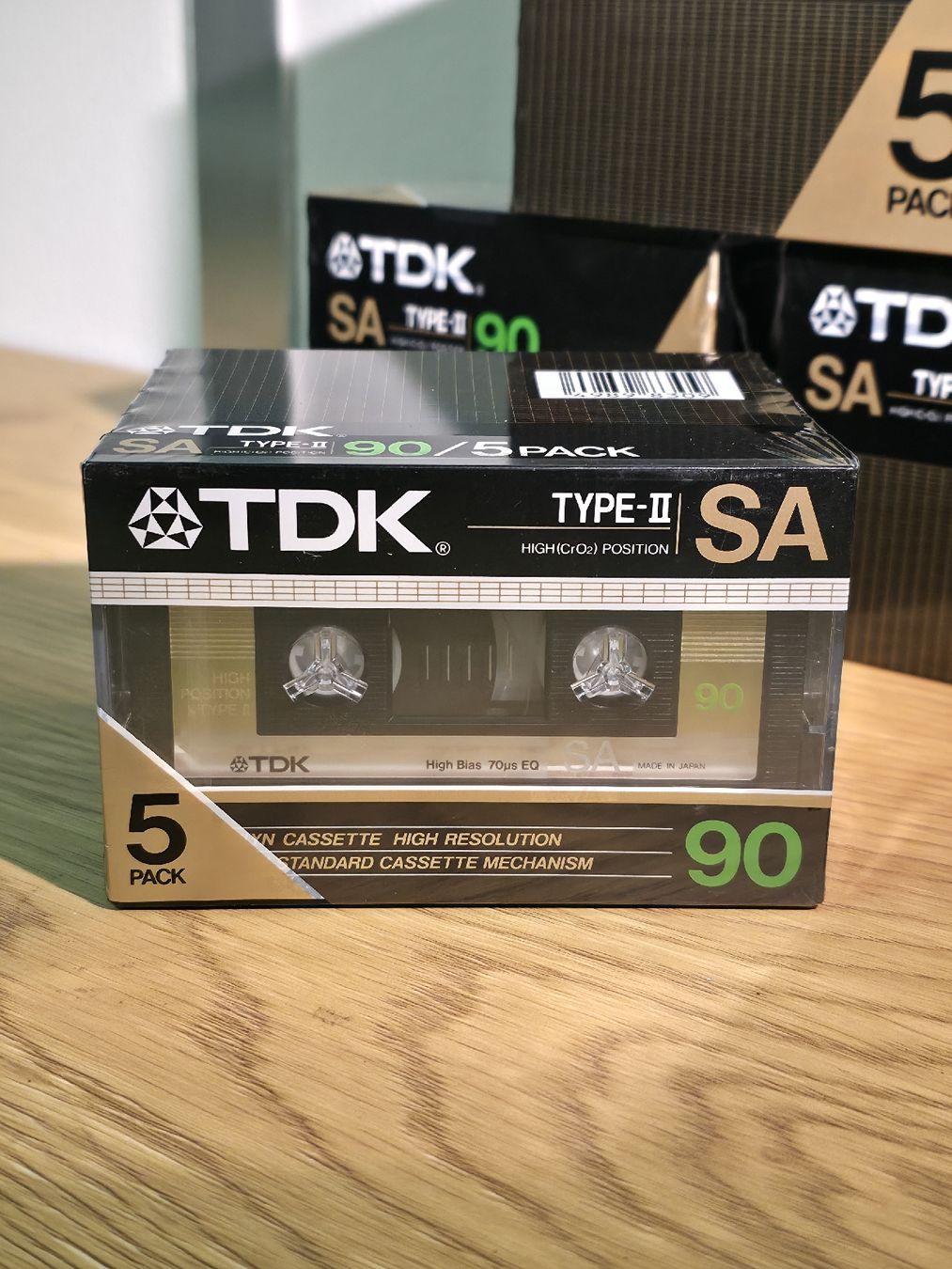 Cassettes audio: TDK SA 90 - 5 PACK- TYPE II - HIGH POSITION - NOS – Neuf (Voir description) à Dietlikon par litisop