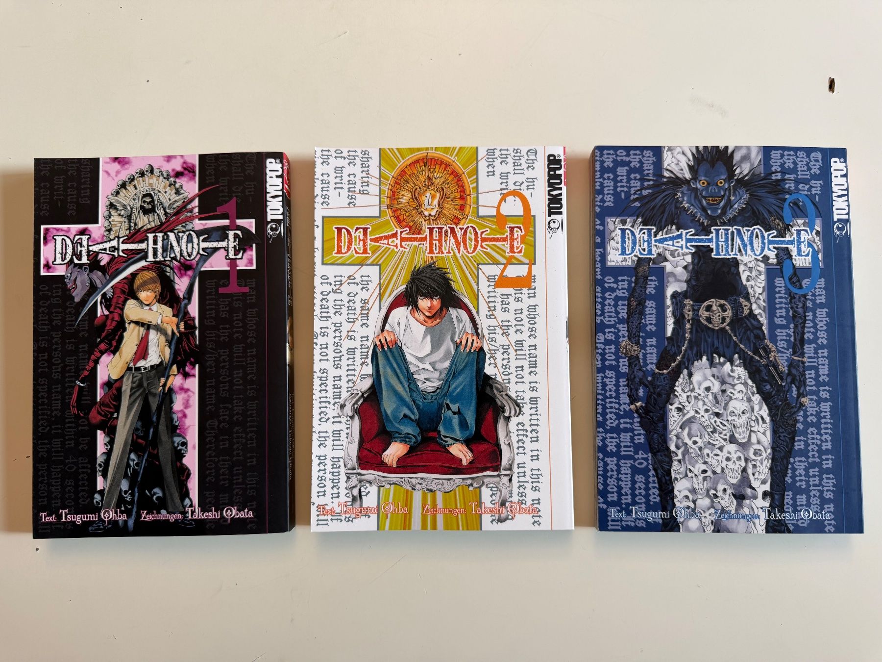 Fumetti: Death Note 1-3 - T. Ohba / T. Obata - Manga Comics – Usato da Münsingen venduto da Ganjam