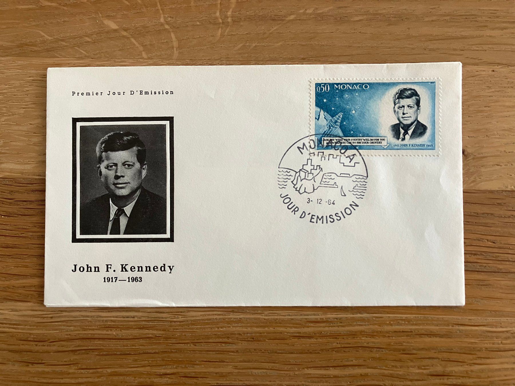 Alle Briefmarken: Ersttagbrief Monaco 1964 – Gebraucht aus Bolligen von Isebo