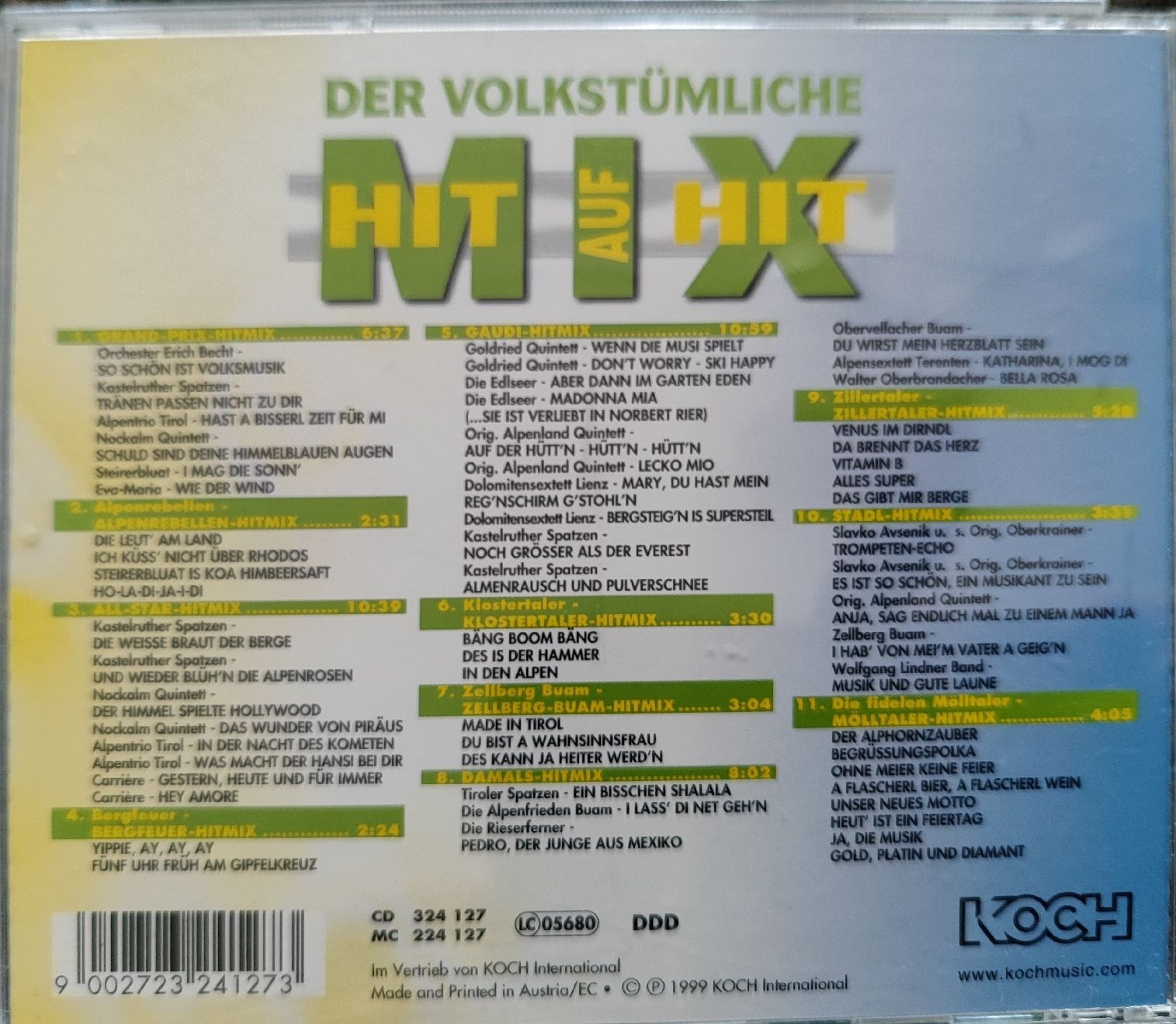 CD: CD, der Volkstümliche Mix, Hit auf Hit  – Usato da Madiswil venduto da marmotte63 2