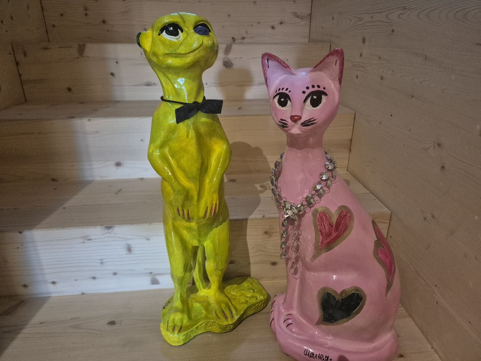 Tutte le decorazioni: Deko Erdmännchen und Katze – Nuovo (secondo la descrizione) da Schaanwald venduto da Gismo034 1
