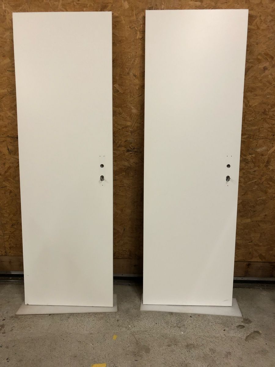 Porte: 2 Zimmertüren weiss – Usato da Wittinsburg venduto da Panix4