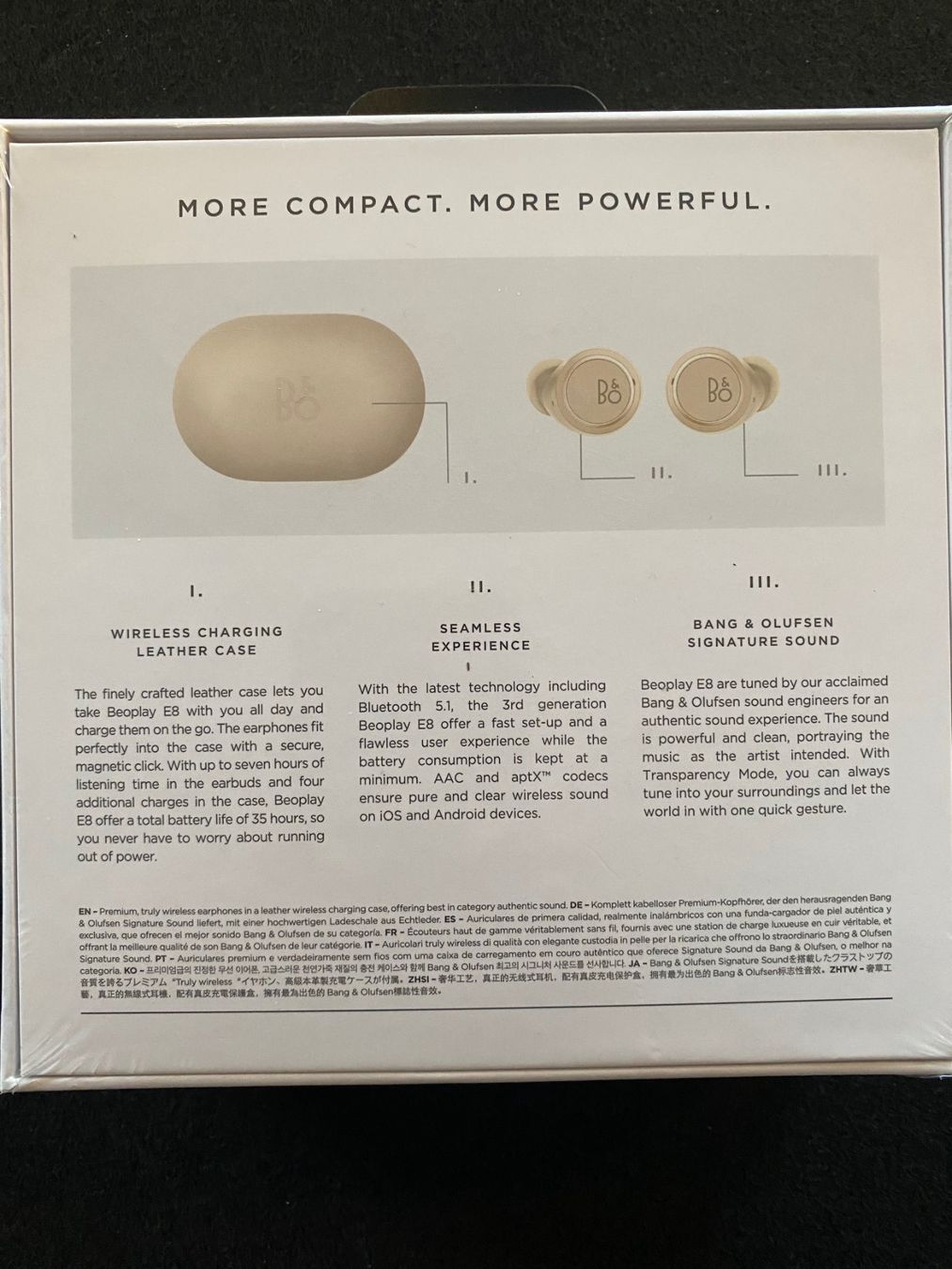 Bang & Olufsen Cuffie: Beoplay E8 3.0 Gold  mit GeschenkBox – Nuovo e nell'imballaggio originale da Würenlingen venduto da Schneiderhifi 4