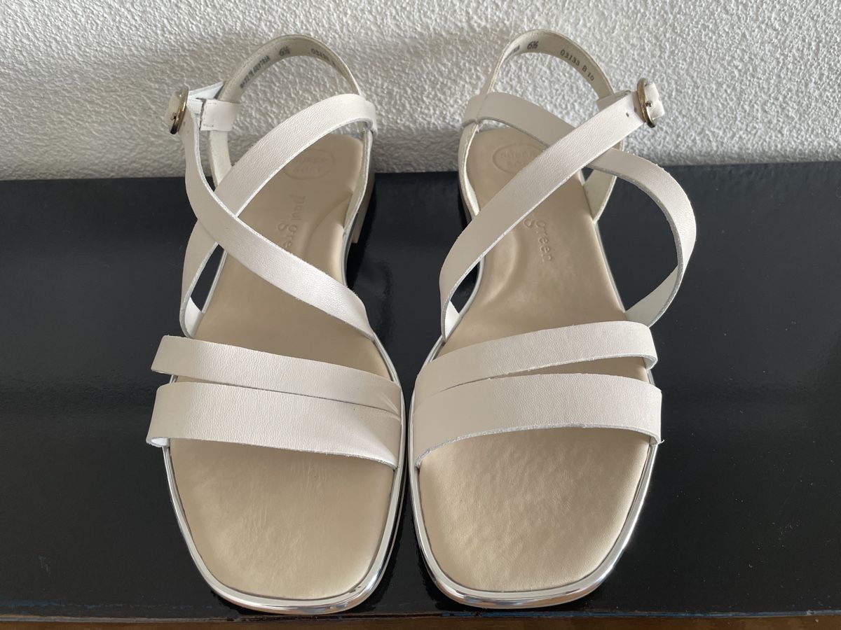 Paul Green Damenschuhe: Paul Green Ledersandalen hell beige Gr.6.5/ 40 – Neu (gemäss Beschreibung) aus Ennetbaden von Julia555 2
