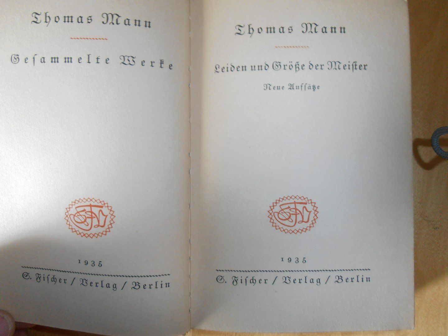 Libri: Thomas Mann - Leiden und Grösse der Meister – Usato da Zürich venduto da rudirentier 2