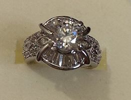 Traumring mit Zirkonia und Strass gr. 49
