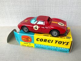 🟡🔵 CORGI TOYS # 314 / Ferrari Berlinetta 250 Le Mans /1965