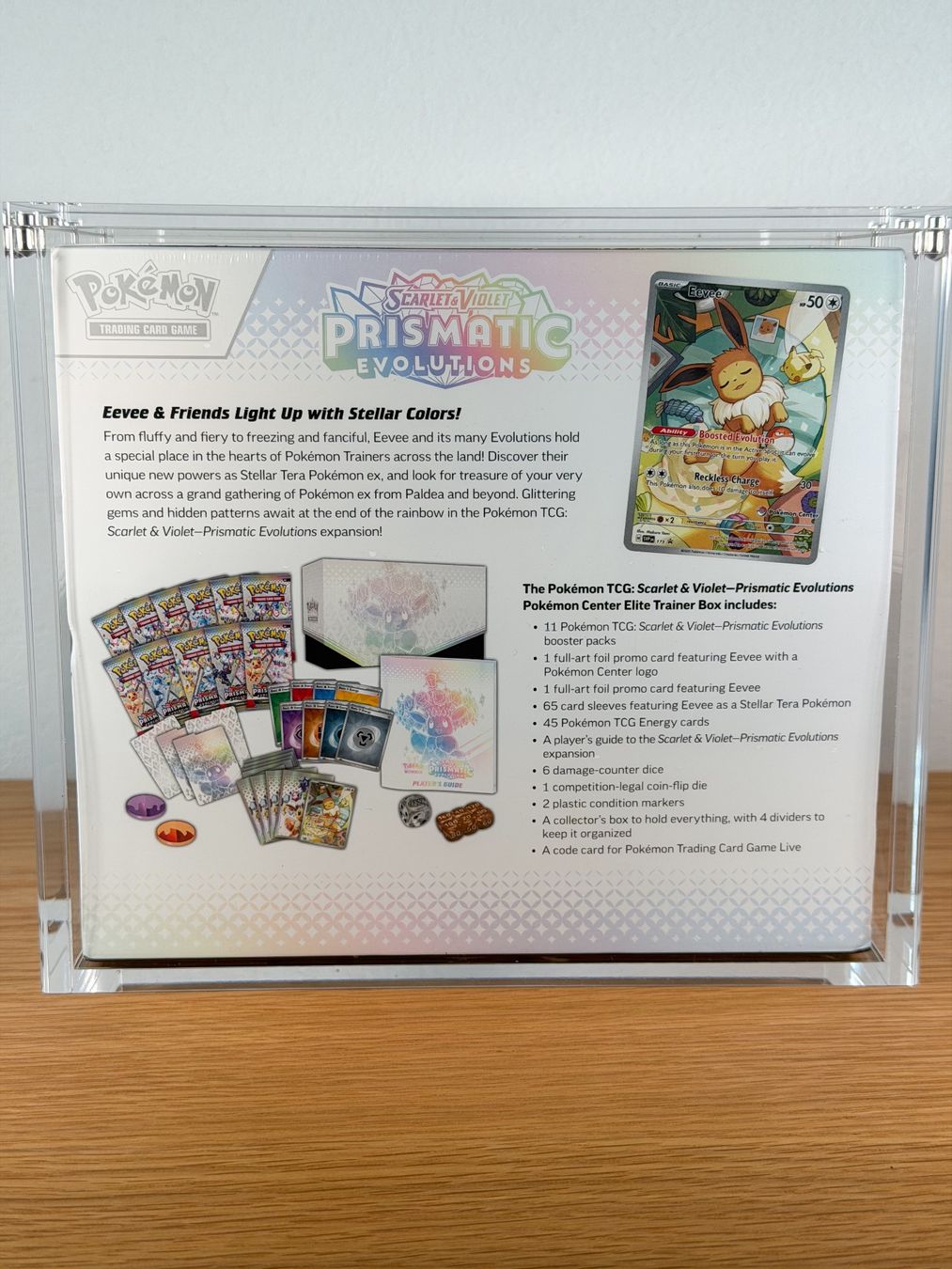Pokémon Carte collezionabili: Prismatic Evolutions Pokémon Center Elite Trainer Box  EN – Nuovo e nell'imballaggio originale da Montagny-Yverdon venduto da For1 2