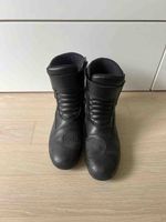 Motorradstiefel schwarz Leder gebraucht