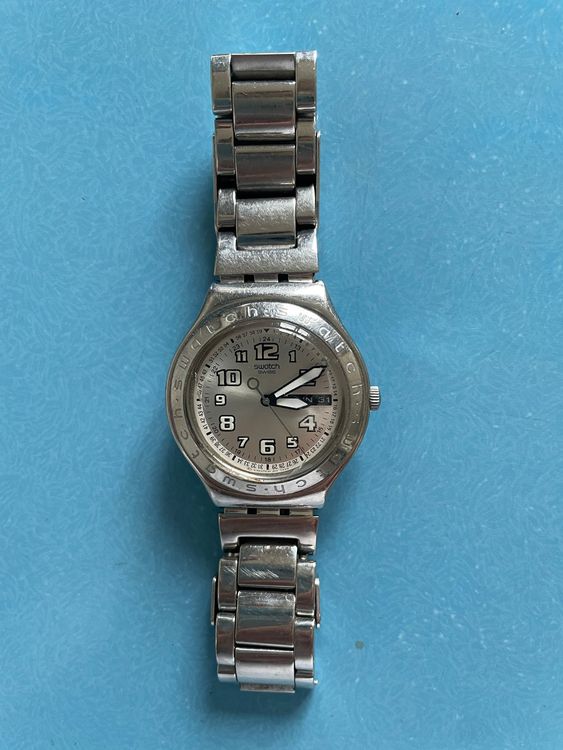 Swatch Montres: Swatch Uhr Irony, Silbernes Armband – D'occasion à Zürich par Lu9990