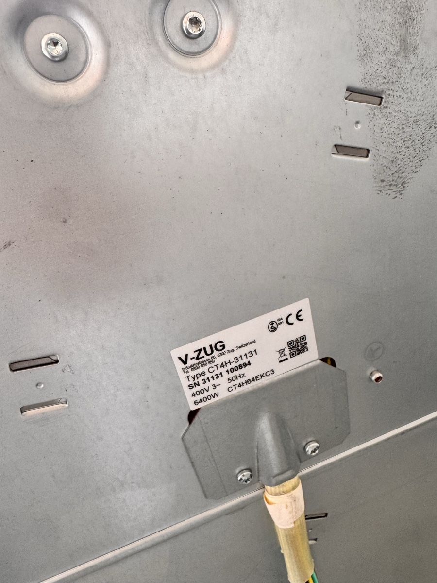 Cucine: V Zug Glaskeramik Kochherd – Usato da Horw venduto da dancav 3