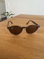 Sonnenbrille Ray-Ban polarisiert braun mit Etui gut