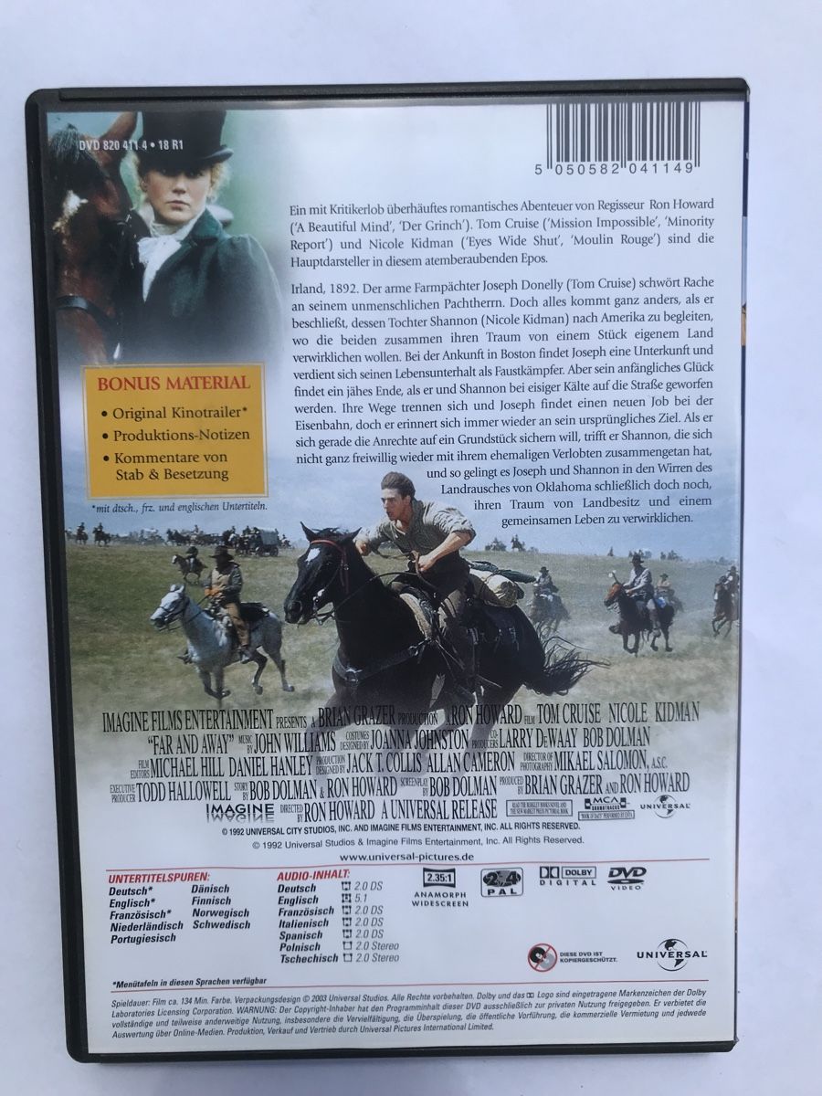 Tutti i DVDs: DVD - In Einem Fernen Land – Usato da Langenthal venduto da J_L49 1