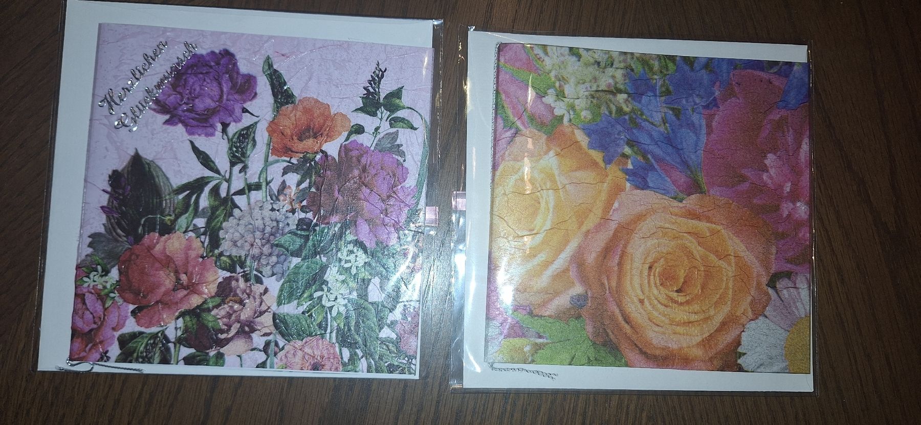 Cartoline: 2 Blumenkarten neu – Nuovo (secondo la descrizione) da Schwyz venduto da cla_8w6t