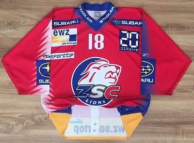 MATCH WORN ZSC LIONS #18 SCHNYDER TRIKOT SIGNIERT 2006/07 XL
