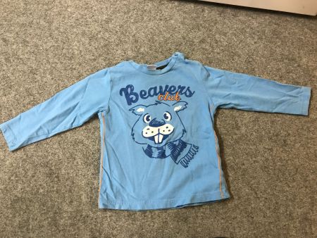 Süsses Langarmshirt "Beavers Club" Gr.92 💙