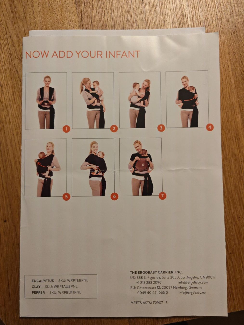 Ergobaby Marsupi portabebè: Ergobaby elastisches Tragetuch, Braun/Schwarz, Modell Wrap – Usato da St. Gallen venduto da nicolu 4
