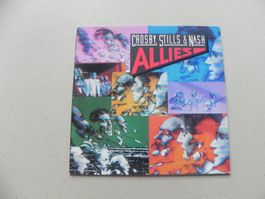 LP USA Folk Rock Band Crosby Stills & Nash 1983 Allies