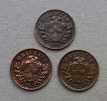 ++ 2 Rappen 1926 / 1927 / 1928
