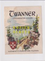 Etikette - Twanner (Johanniter Keller) /bd
